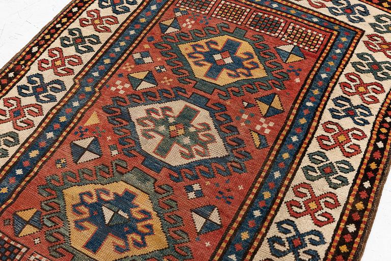 An antique Kazak rug, south Caucasus, c. 163 x 112 cm.
