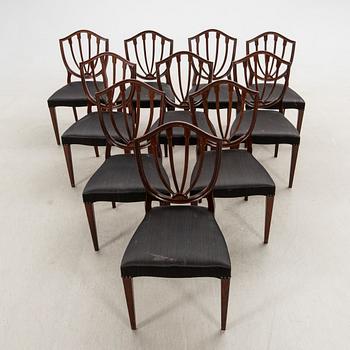 Chairs, 10 pcs, English style, 20th century.