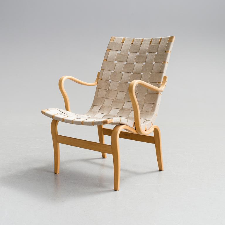 BRUNO MATHSSON, fåtölj, "Eva", Firma Karl Mathsson, 1969.