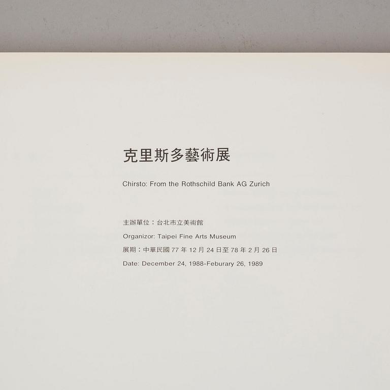 Three books about Christo, later part of the 20th century.