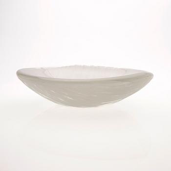 Tapio Wirkkala, fat, glass, "Leaf", Iittala.