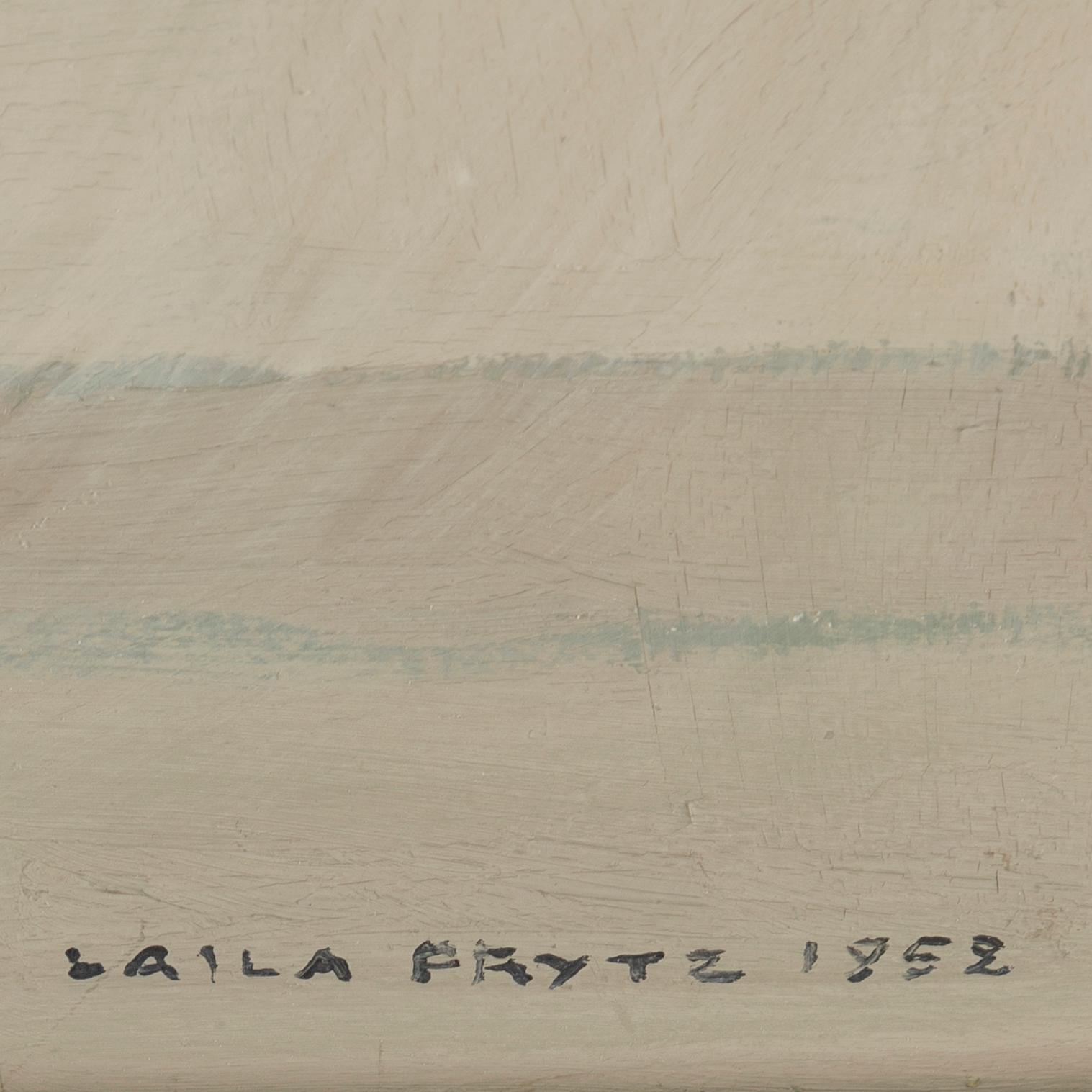 LAILA PRYTZ, oil on panel, signed and dated 1952.