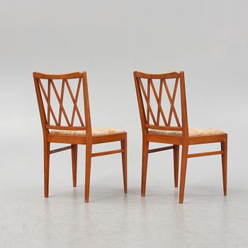 Bertil Fridhagen, a set of six chairs, Svenska Möbelfabrikerna Bodafors, mid 20th Century.