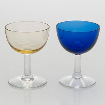 Saara Hopea, likörglas, 11 st, modell 1125, Notsjö.