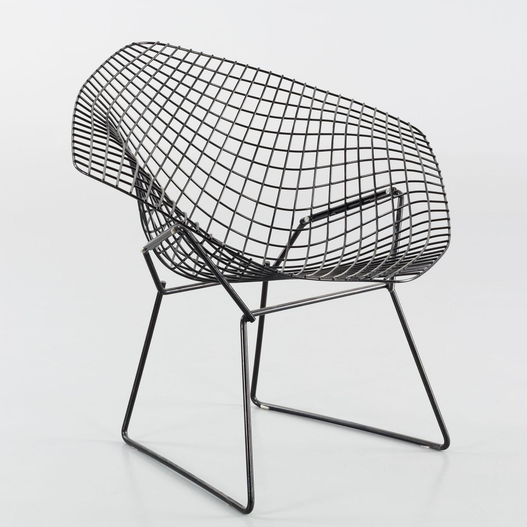 FÅTÖLJ, "Diamond chair", Harry Bertoia, Knoll.