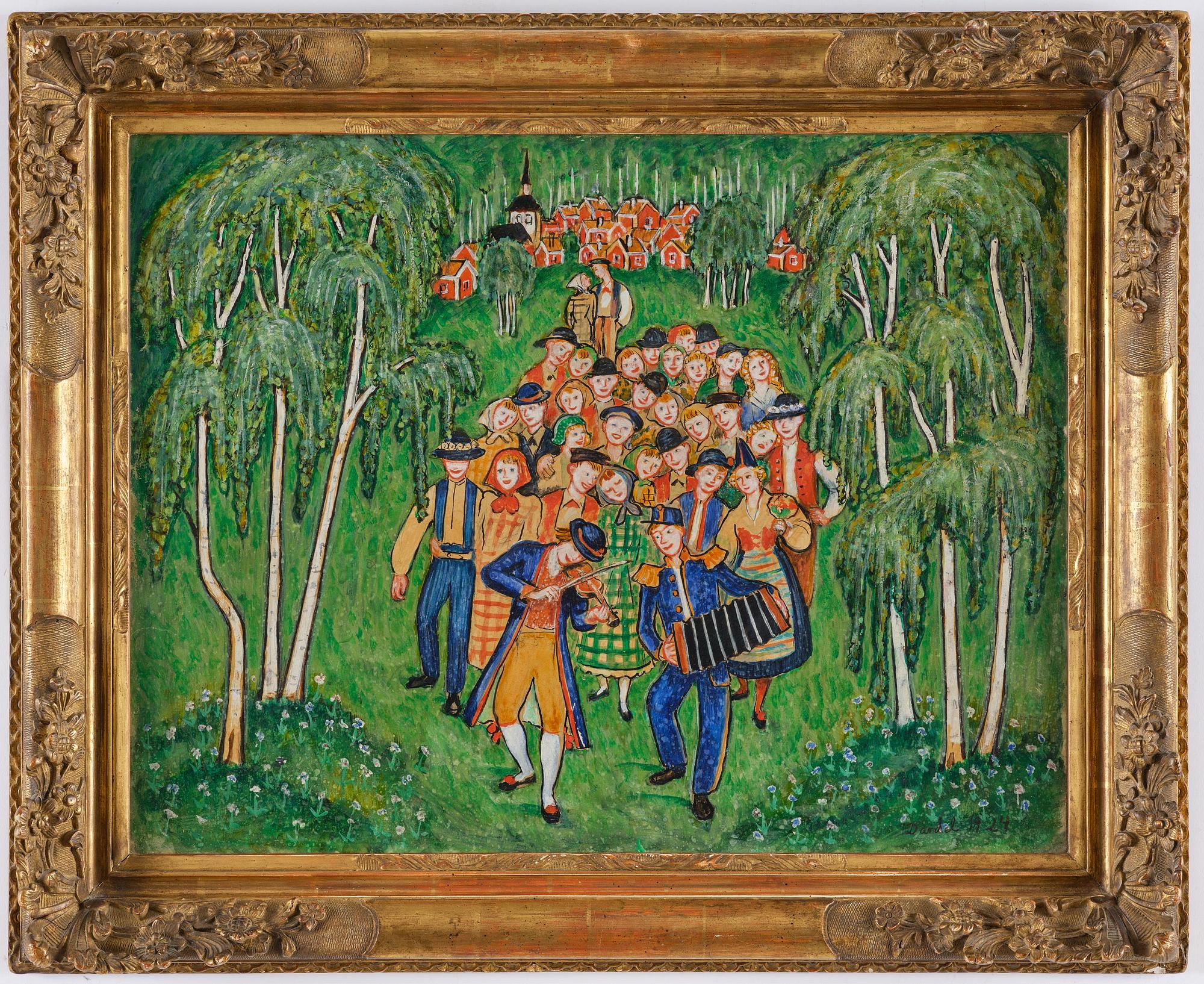 Nils von Dardel, ”Midsommar”.