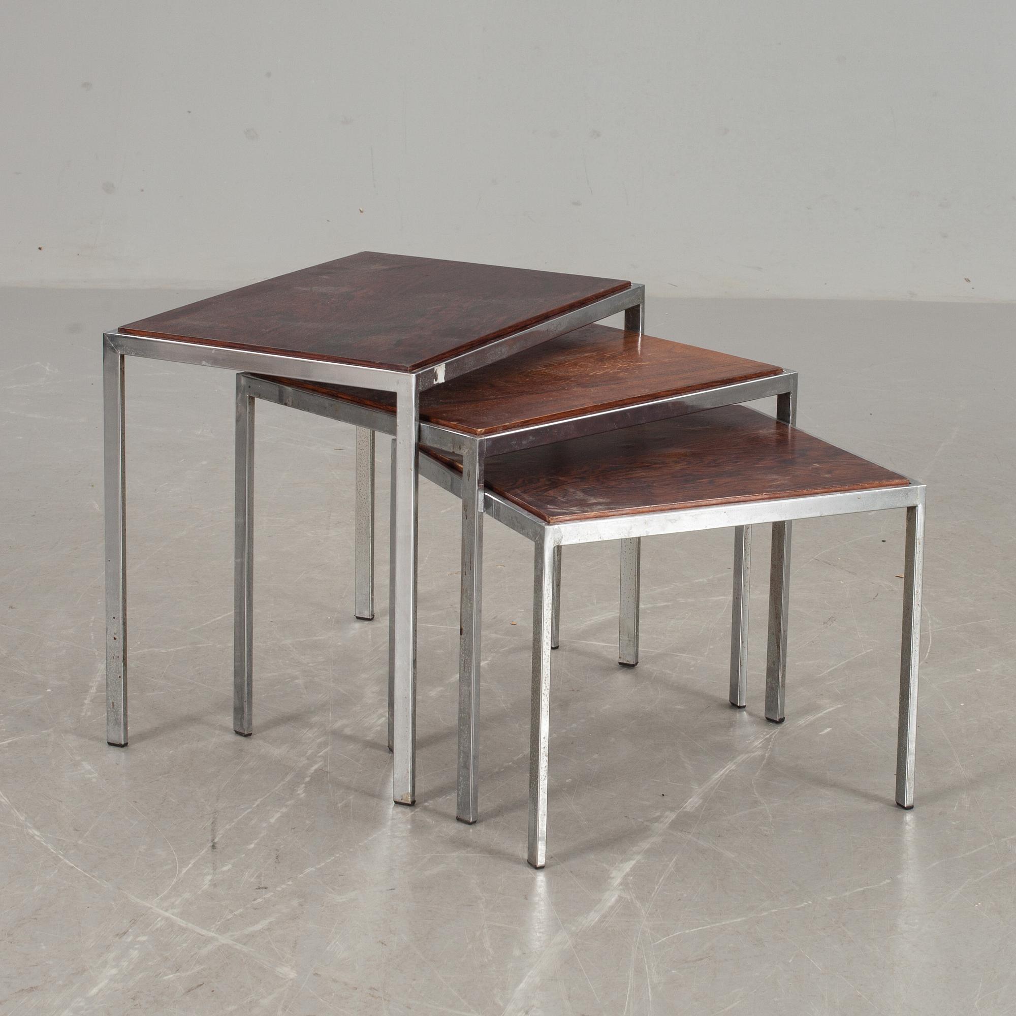 SATSBORD, 3 delar, 1970-tal.