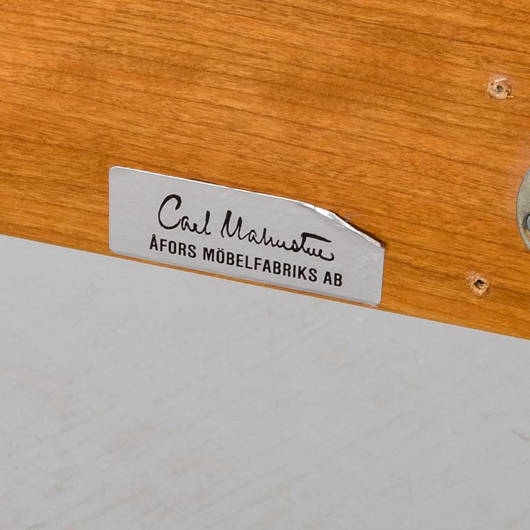 SÄNG, samt SÄNGBORD, ett par. Carl Malmsten, Åfors Möbelfabriks Ab.