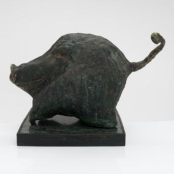 Ahti Seppet, a bronze sculpture, signed.