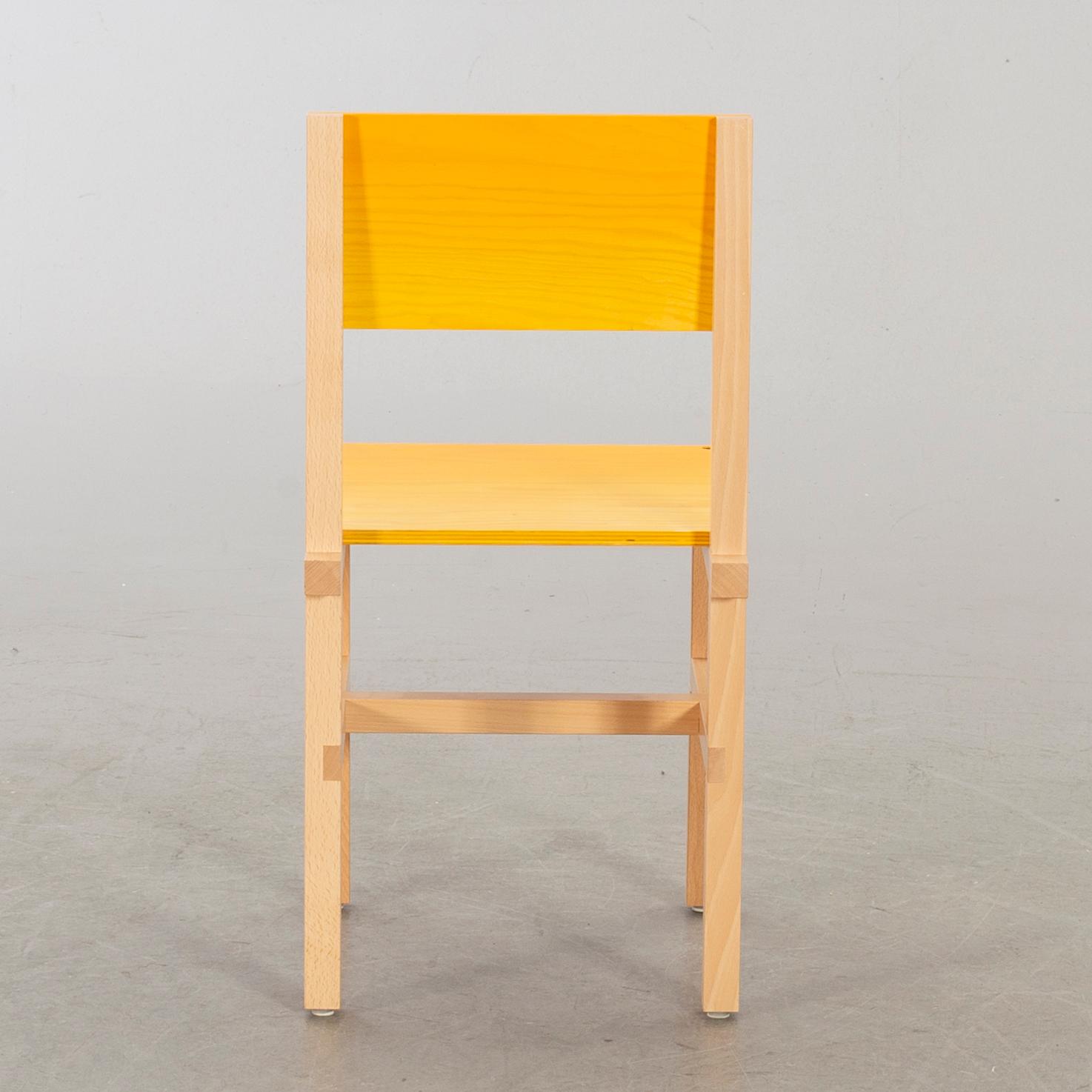 FREDRIK PAULSEN, "Röhsska"Designbaren, stol, Blå Station 2020, Stol 57/102.