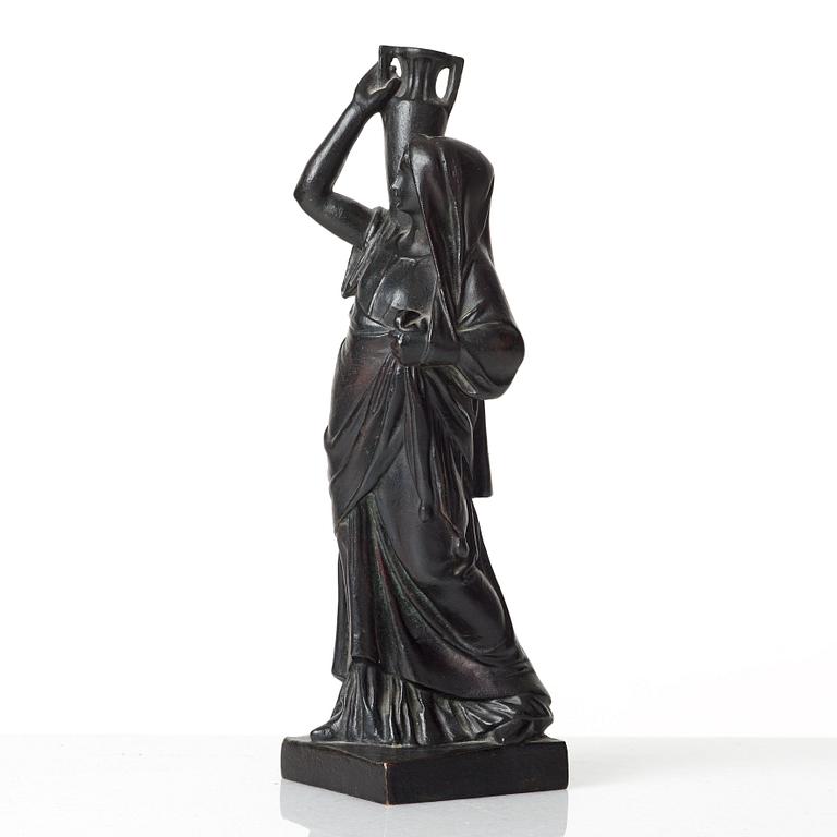 HUGO ELMQVIST, sculpture, dark patinated bronze.