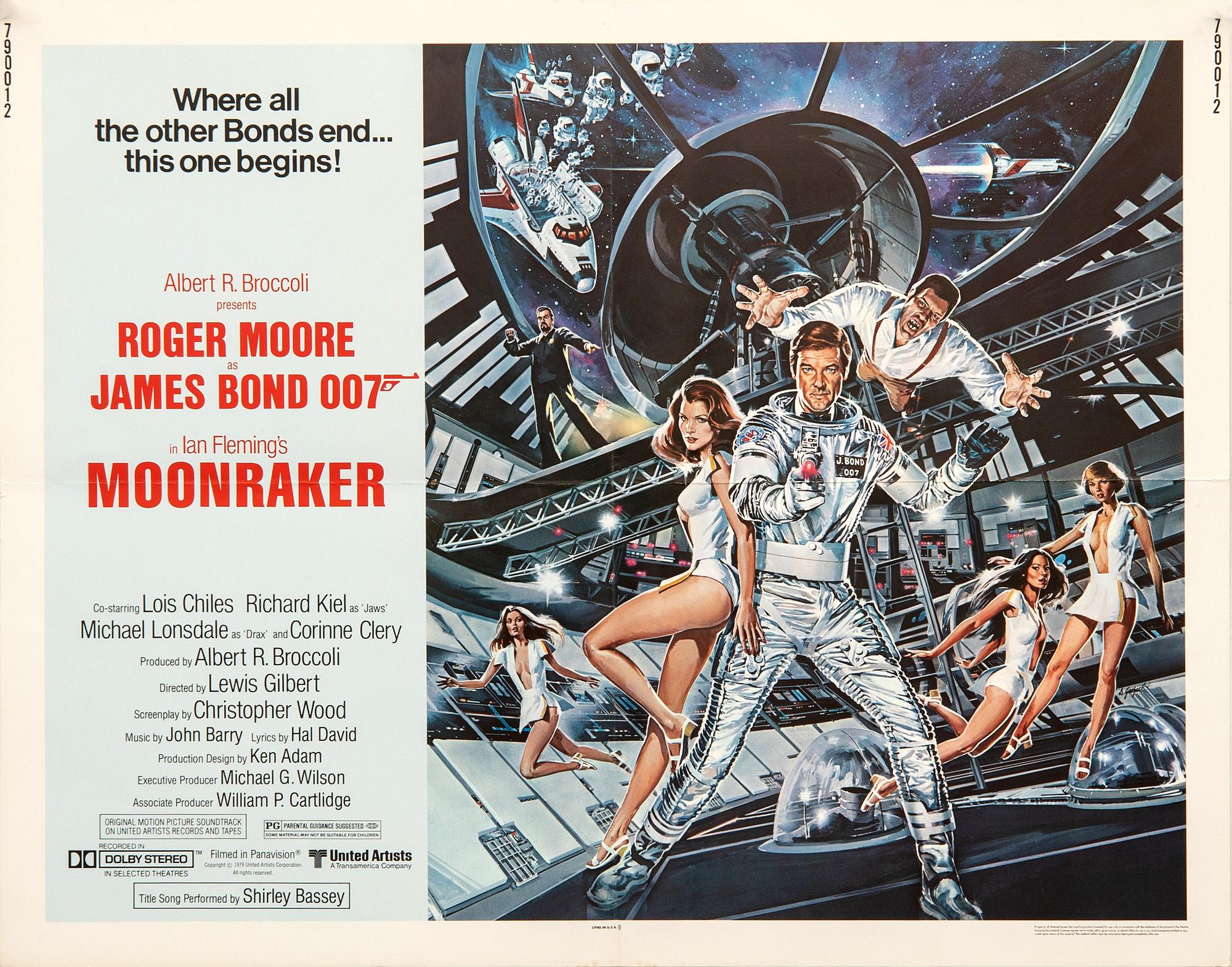 Filmaffisch James Bond "Moonraker".