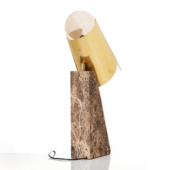 Erik Bratsberg, a "Lorian" table lamp, ed. 1/10, executed in his workshop, Stockholm, 2021.
