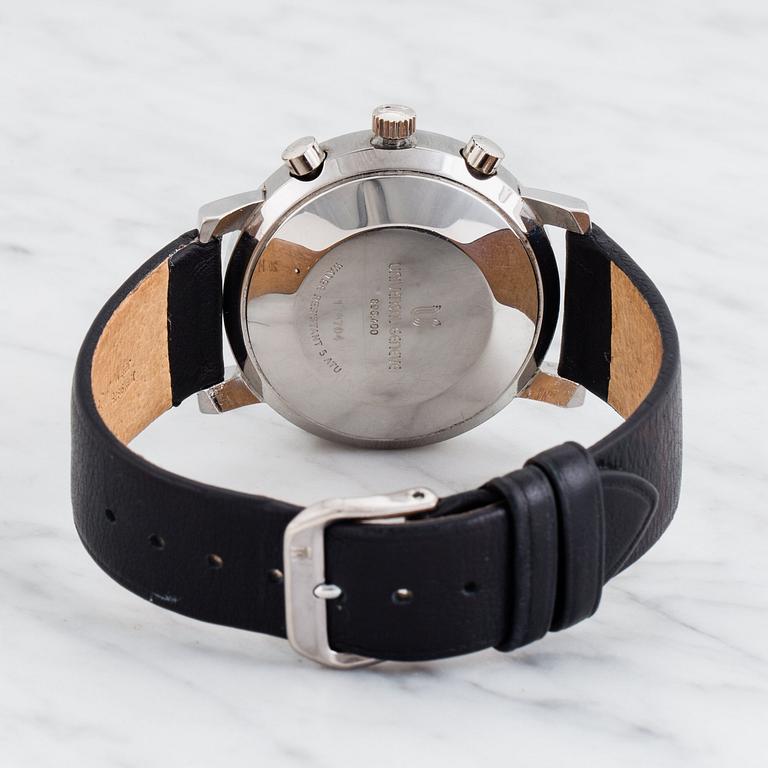 UNIVERSAL, Geneve, Compax, "Tachymètre", chrohograph, wristwatch, 39 mm,