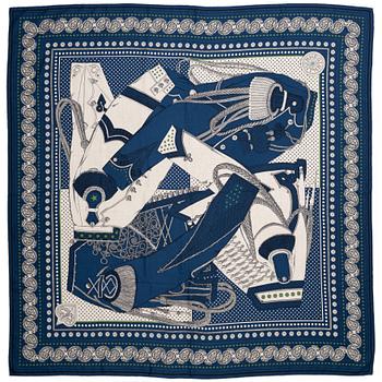 Hermès, shawl, "Zouaves and Dragons".