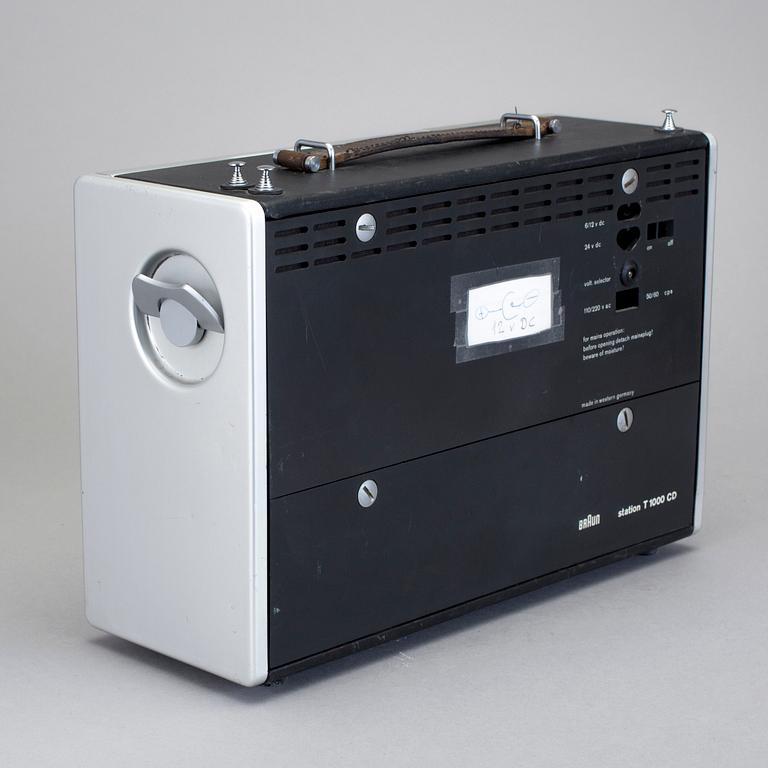 RADIO, Braun Station T 1000 CD, Tyskland 1960-tal.