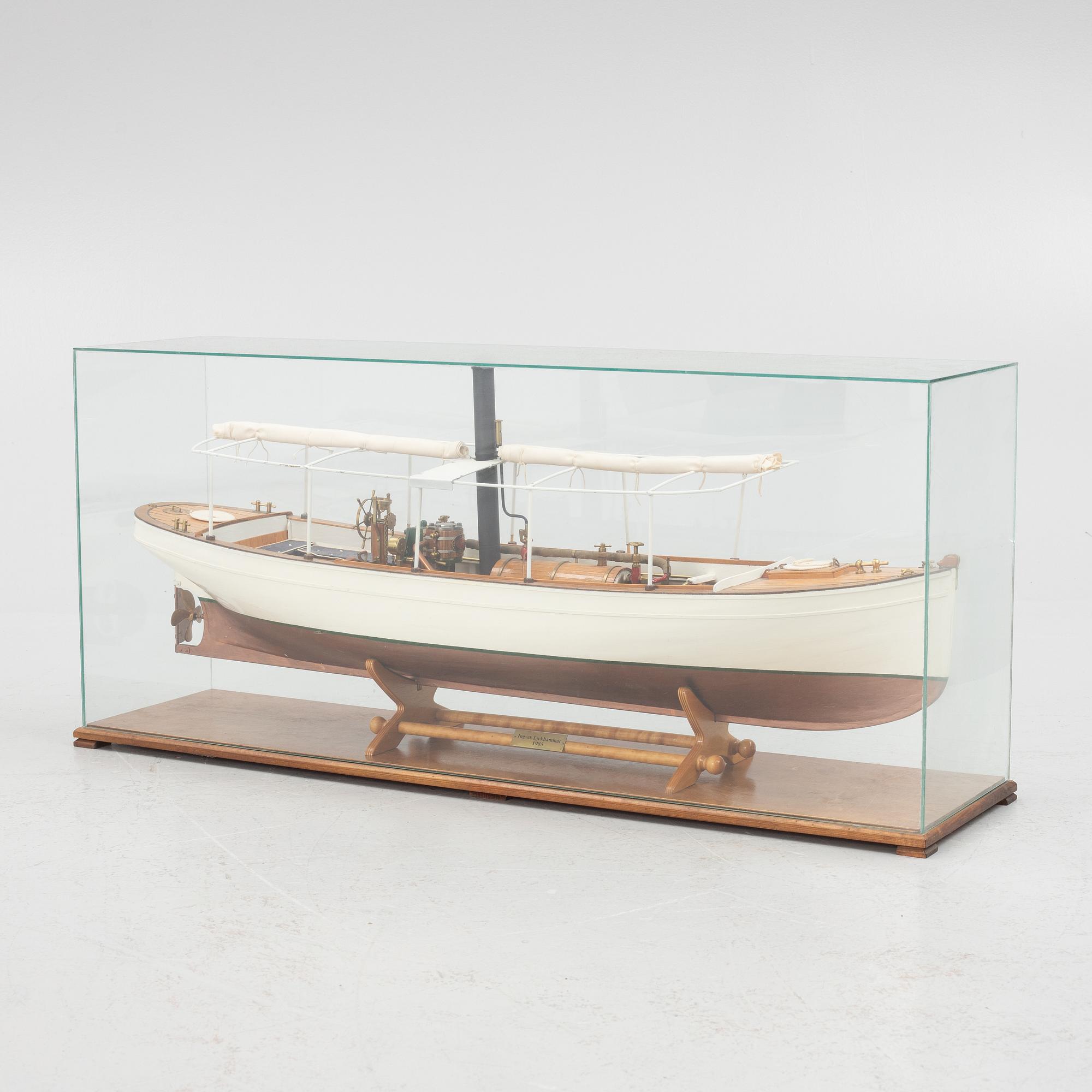 Ingvar Lyckhammar, boat model, 1985.