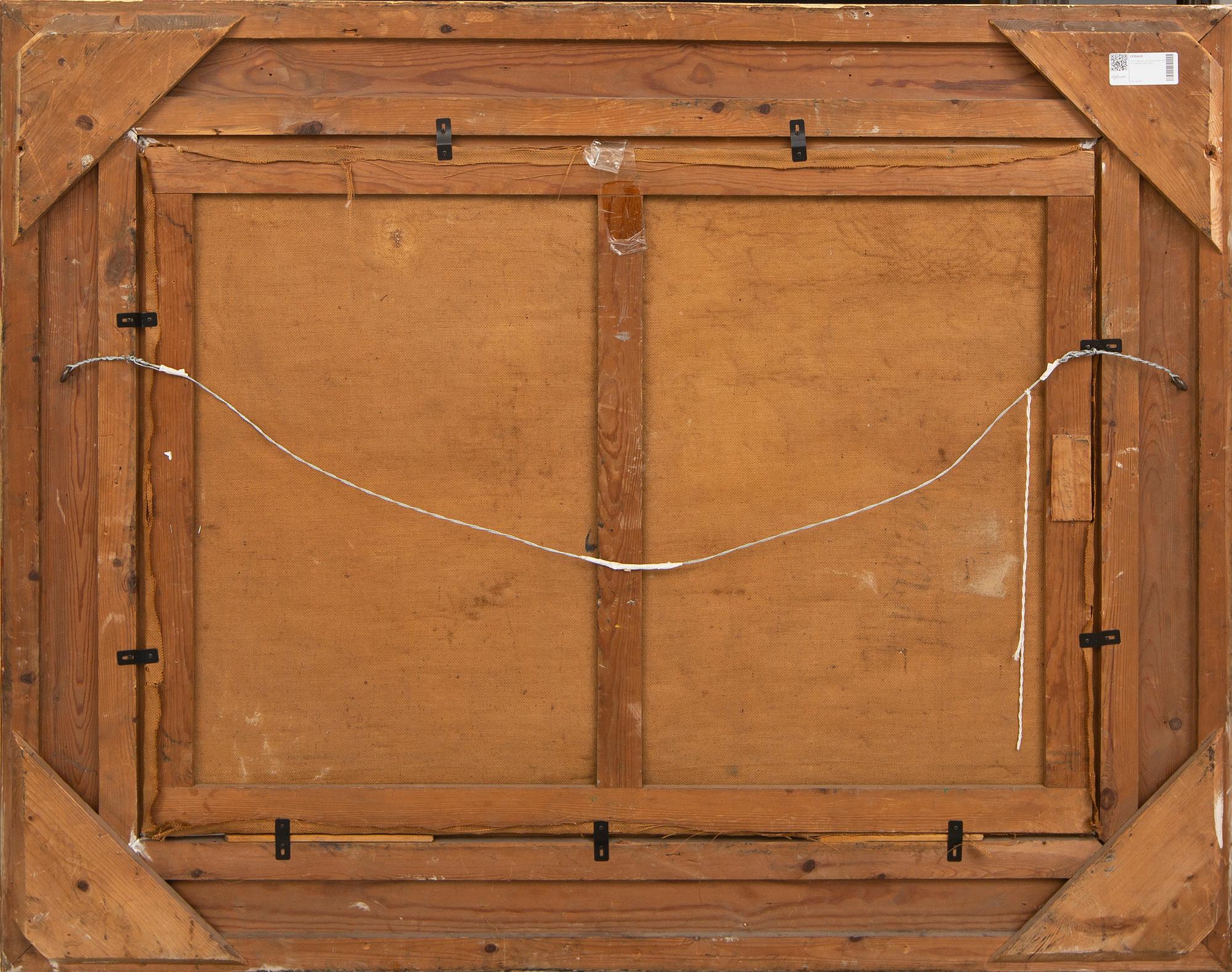 Carl Trägårdh, oil on canvas signed and dated Särö 1895.