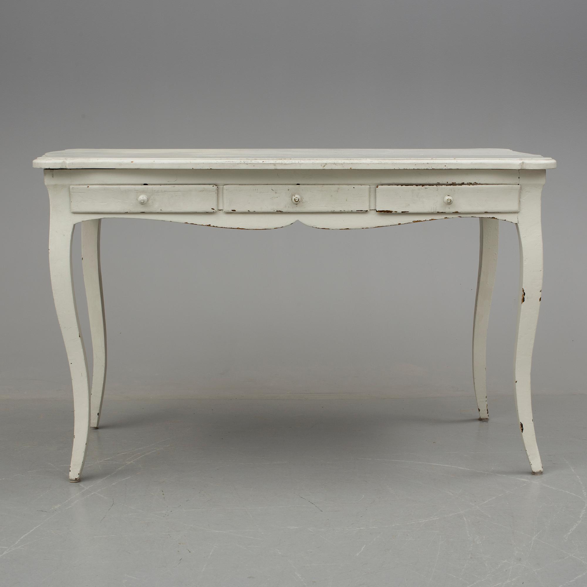 SKRIVBORD, rokoko, omkring år 1800.