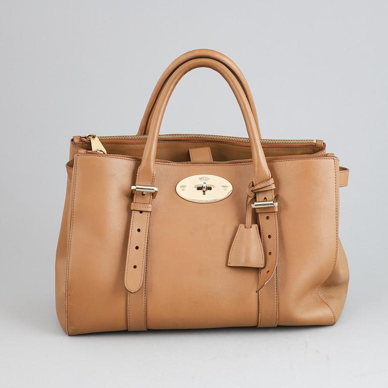 Mulberry, a tan leather 'Bayswater Double Zip' handbag, 2013.