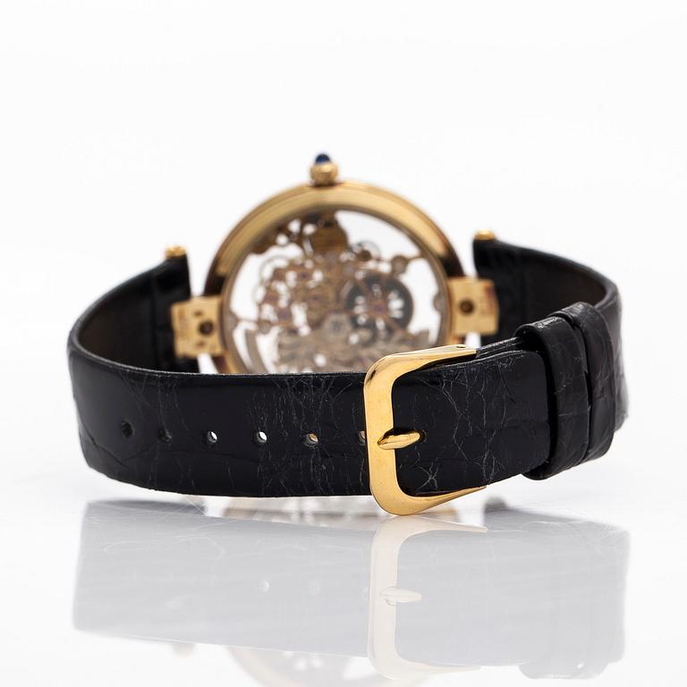 Dunhill, Skeleton, wristwatch, 33 mm.