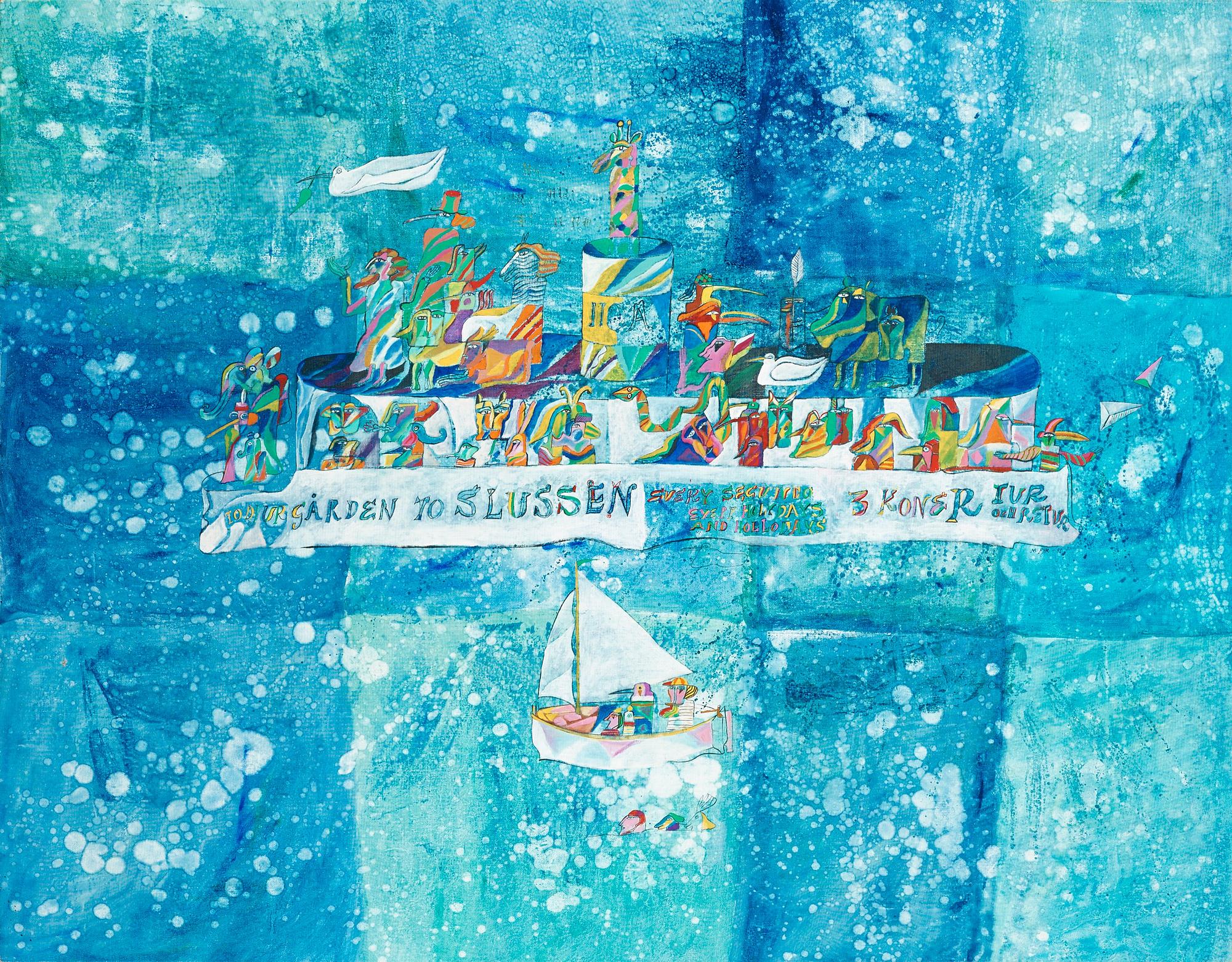 Madeleine Pyk, The ferry (Noak's ark).