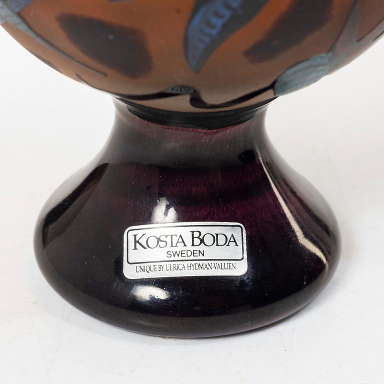 Ulrica Hydman-Vallien, konstglas, 2 delar, juvelglas, Kosta Boda.