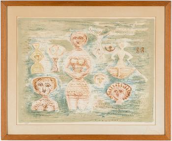 MASSIMO CAMPIGLI, färglitografi, signerad och numrerad 149/175.