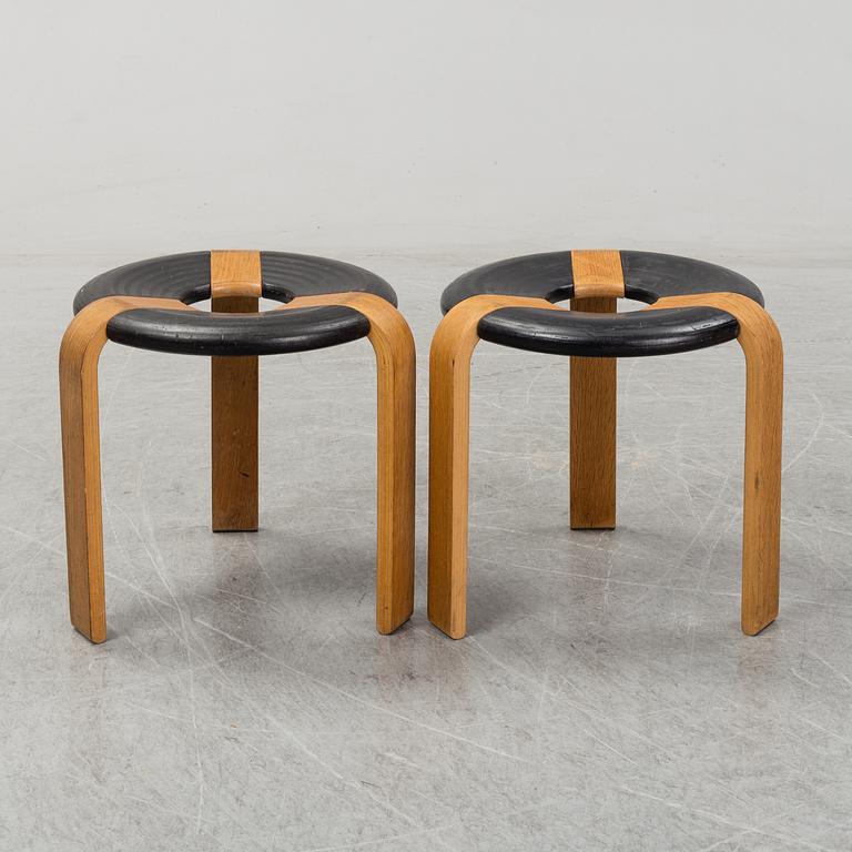 A pair of stools by Johnny Sörensen, Rud International.