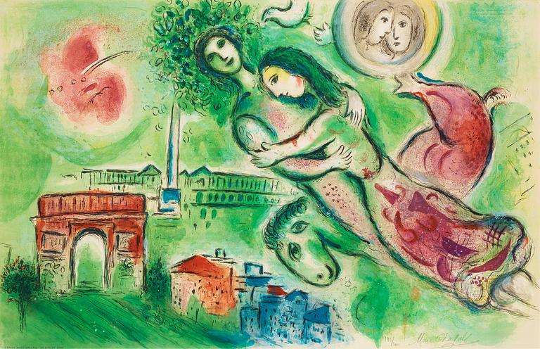 Marc Chagall, "Roméo et Juliette".