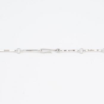 Wiwen Nilsson, a sterling silver and rock crystal pendant and chain, Lund, Sweden 1965.