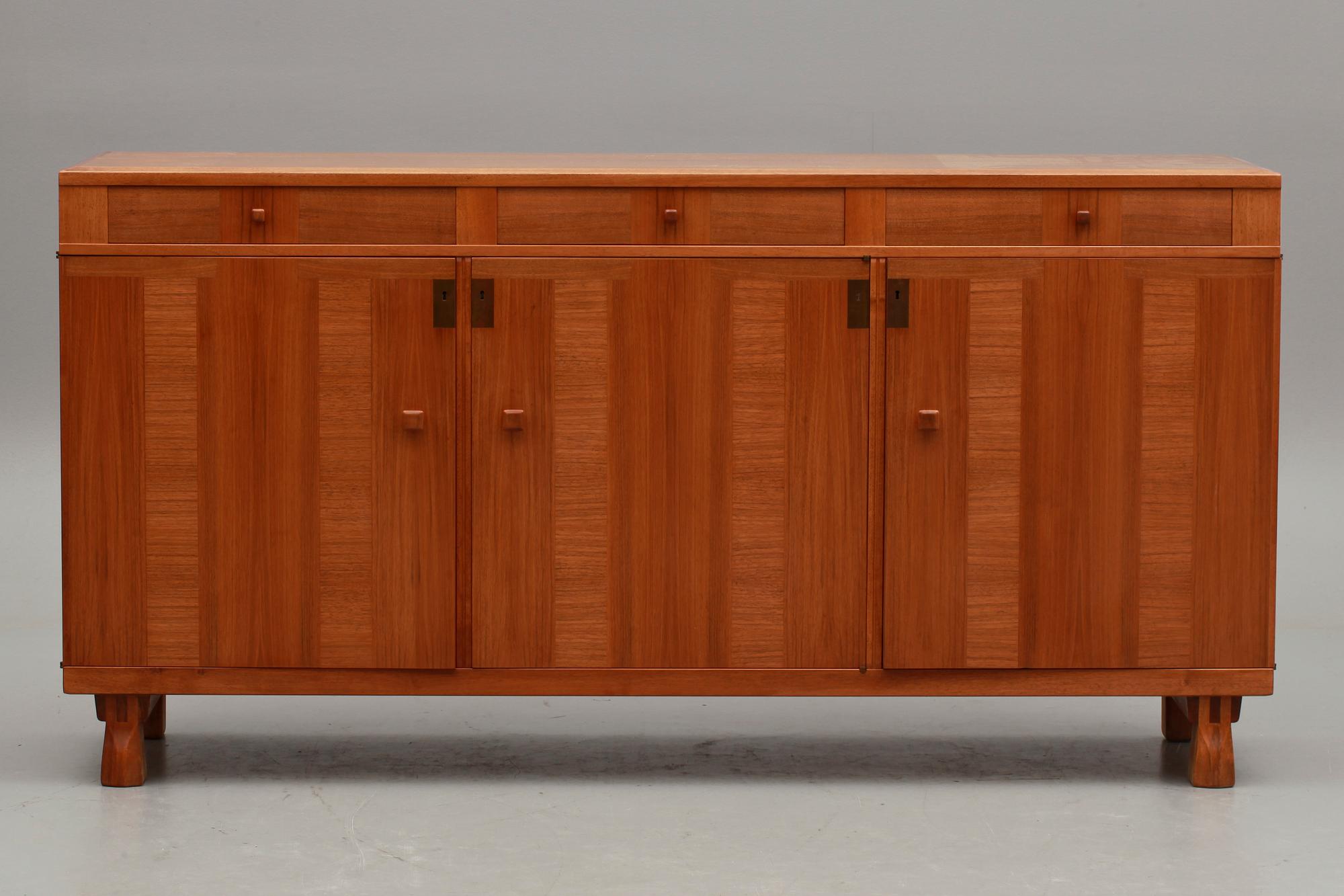 MATSALSMÖBLEMANG, 9 delar. "Ambassadör" design Carl Malmsten.