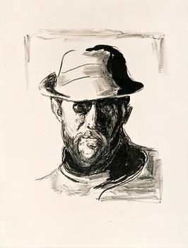 116. Edvard Munch, PORTRAIT OF HANS JAEGER.