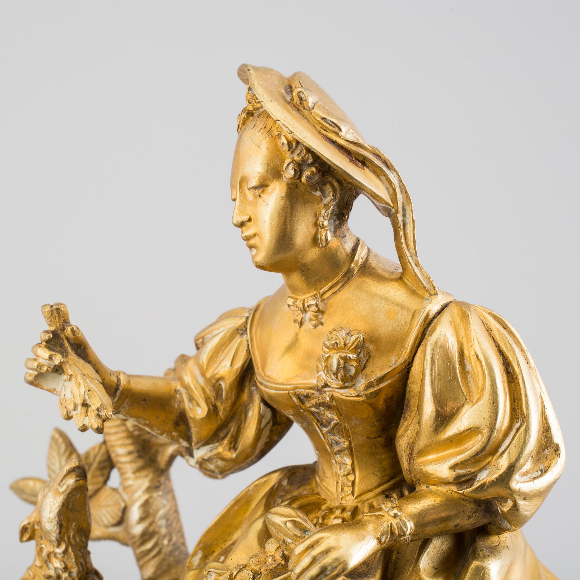 A french pendulum clock, second half of the 19th century.