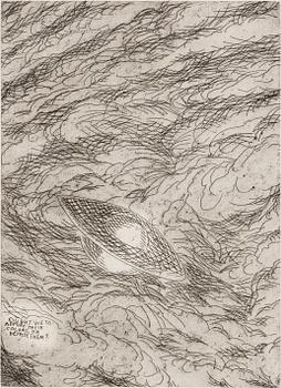 Raymond Pettibon, Untitled (Ought We To Admire Their Colours, Or Despise Them).