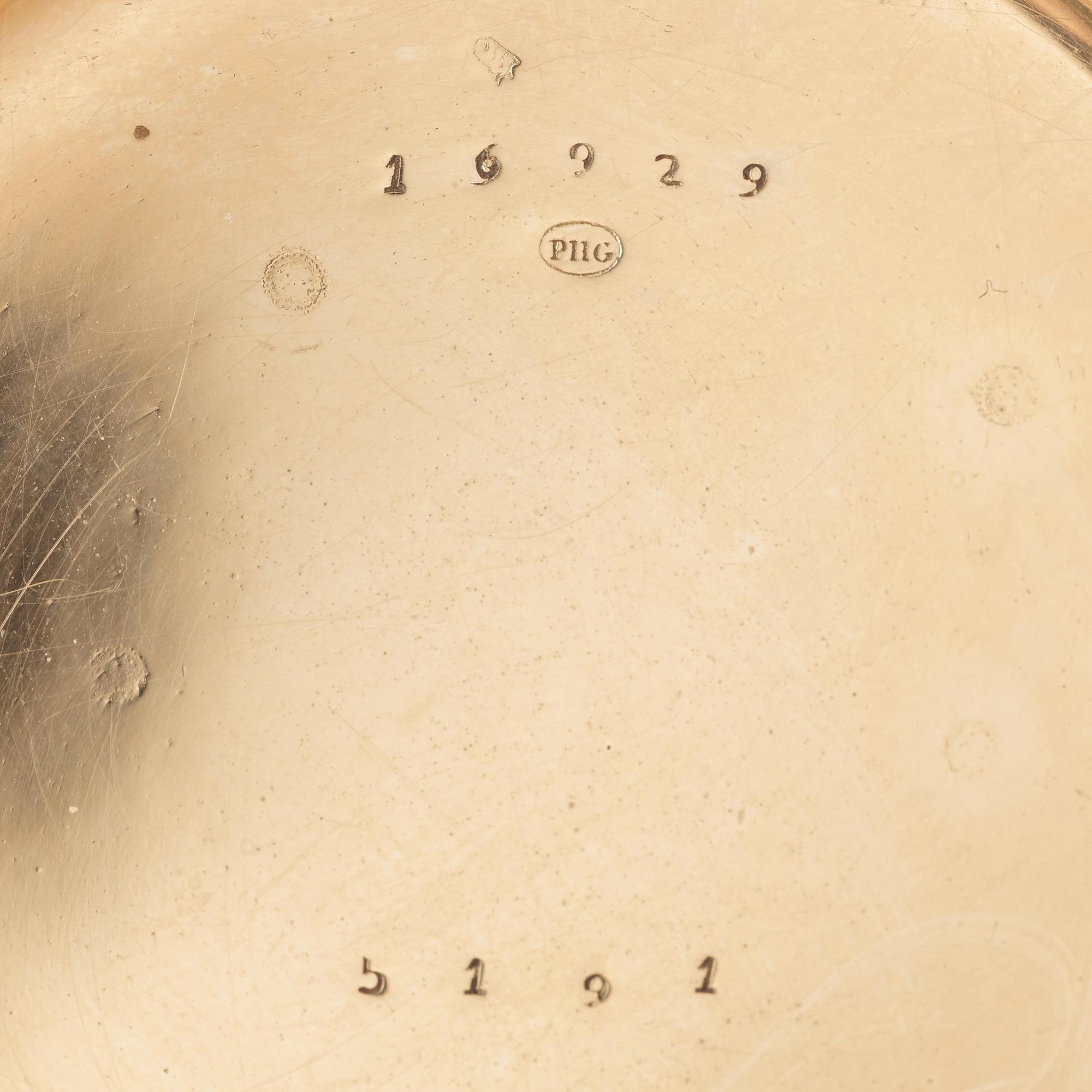 H.E. HOLST, Kjöbenhavn, pocket watch, 49 mm,