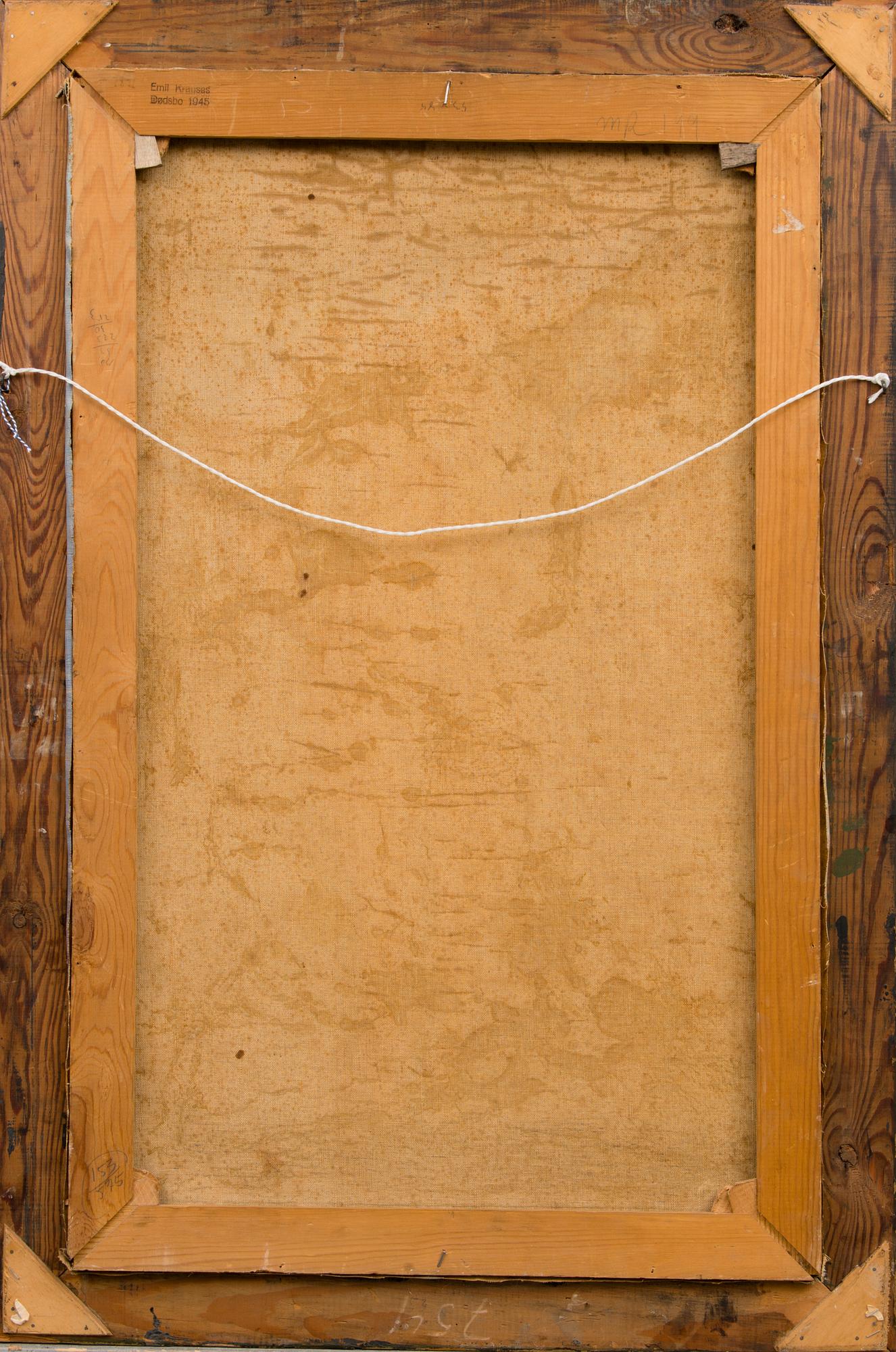 oil on canvas, signed.