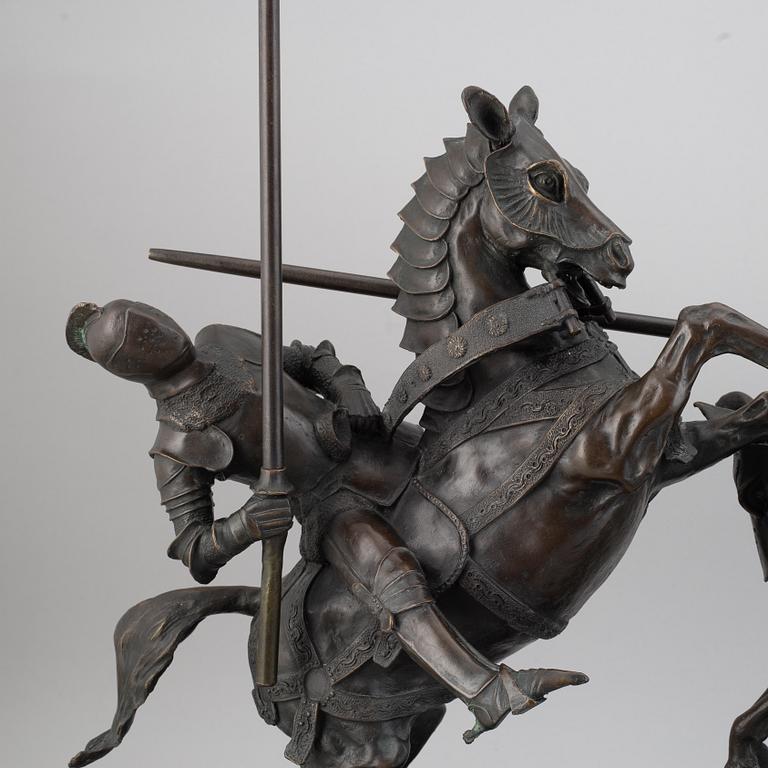 Alfred Emilien de Nieuwerkerke, skulptur. brons. Signerad och daterad.