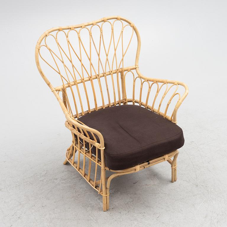 Josef Frank, a model 311 rattan armchair, Firma Svenskt Tenn.