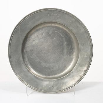 Fat in tin by Petter Andersson, Stockholm, (1657-1695).