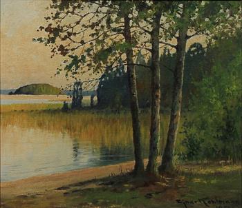 EJNAR KOHLMANN, olja på duk, sign.