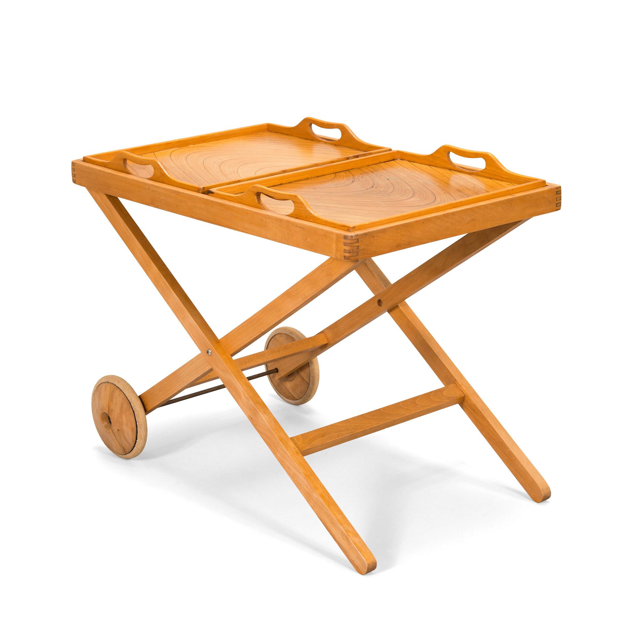 Aulis Leinonen & Tapio Wirkkala, a '3980' tea trolley. Manufactured by Asko 1959-1960.