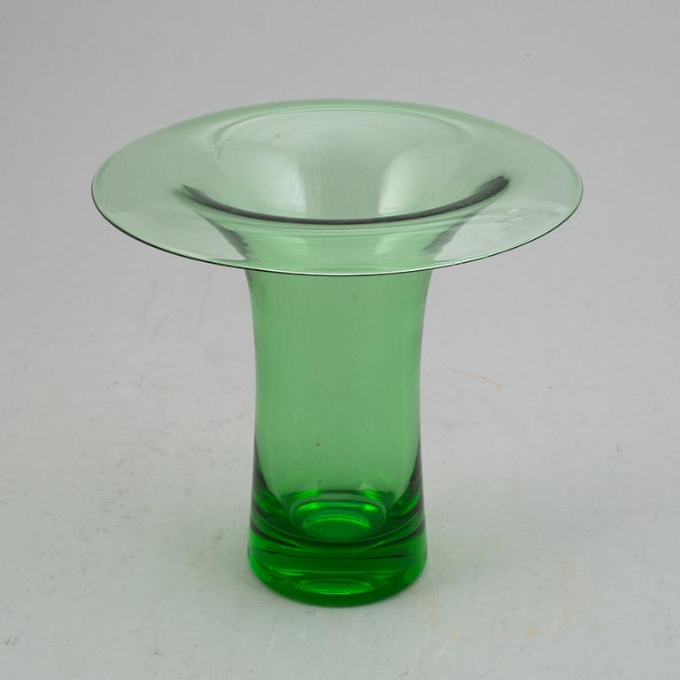 Helena Tynell, a glass vase, 'Kaulus', signed Helena Tynell Riihimäen Lasi Oy.