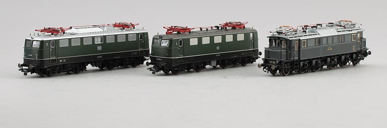 SAMLING MODELLTÅG, 4 delar, Roco, Österrike.
