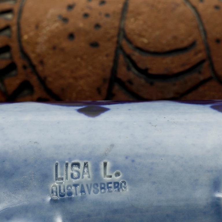 FIGURINER, 2 st, design Lisa Larsson, Gustavsberg.
