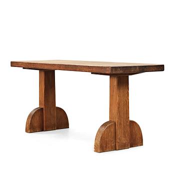 251. Axel Einar Hjorth, a stained pine "Sandhamn" table, Nordiska Kompaniet, Sweden 1929.