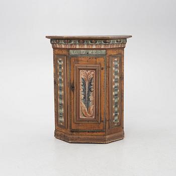 A Swedish cabinet, dated 1782.