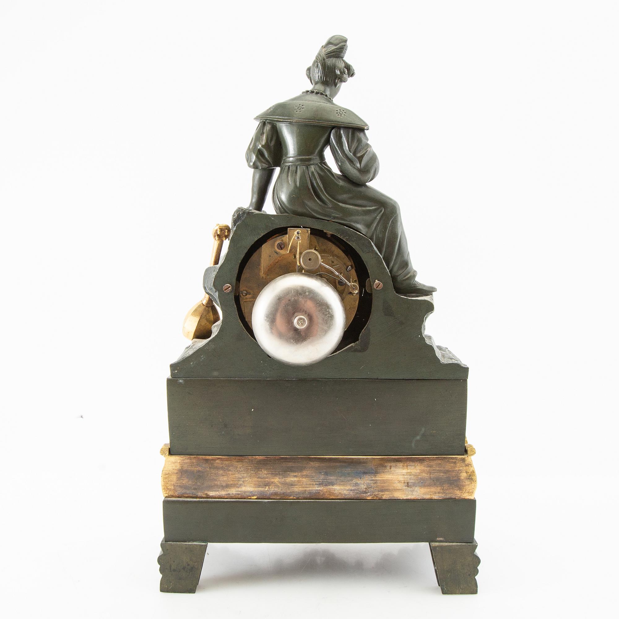 Table pendulum, Sen-empire, mid-19th century.