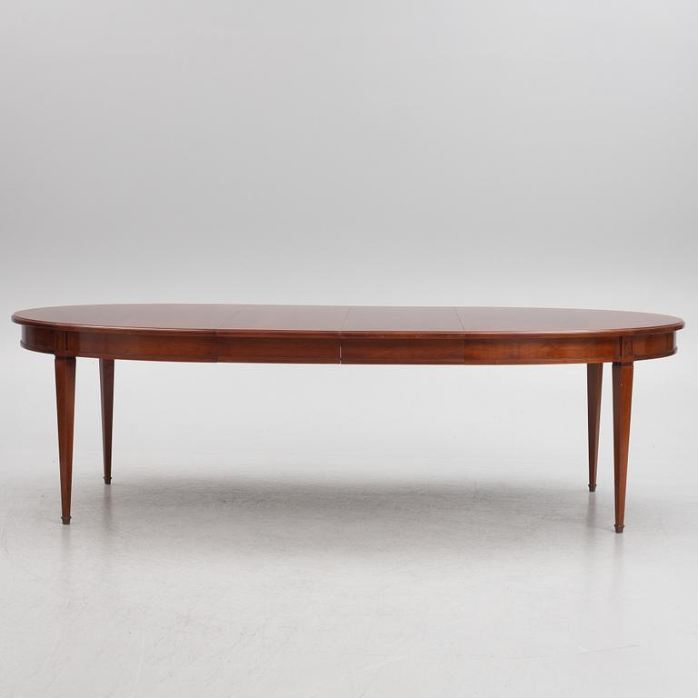 A Gustavian Style Dining Table, second half of the 20th Century.