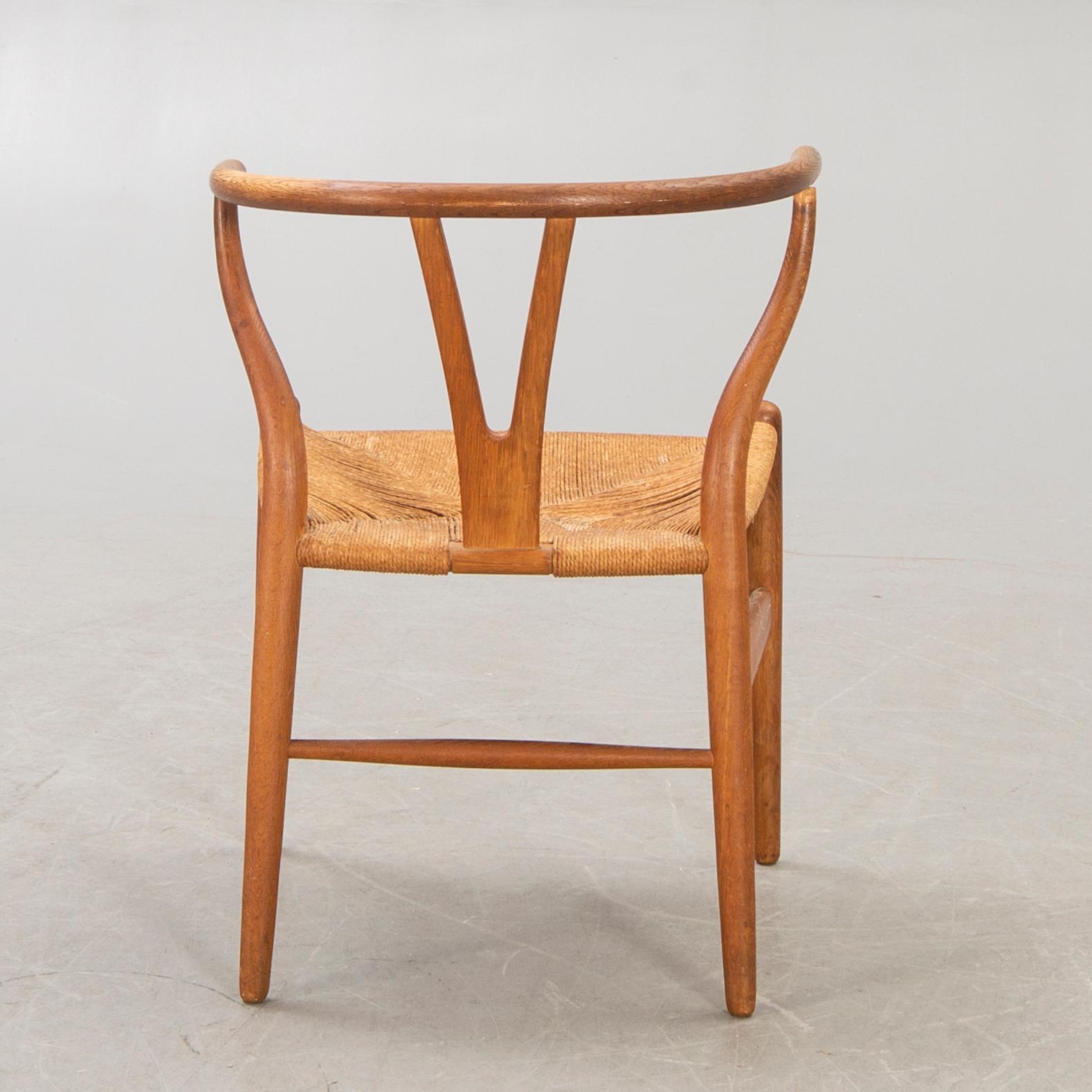 Hans J Wegner, chair, "Y-chair", Carl Hansen & Søn, Denmark.